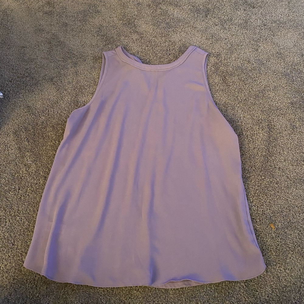 Loft purple tank top - size small